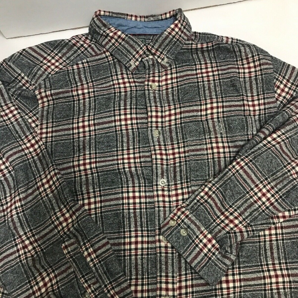 Men's WOOLRICH Plaid Flannel Sz Large